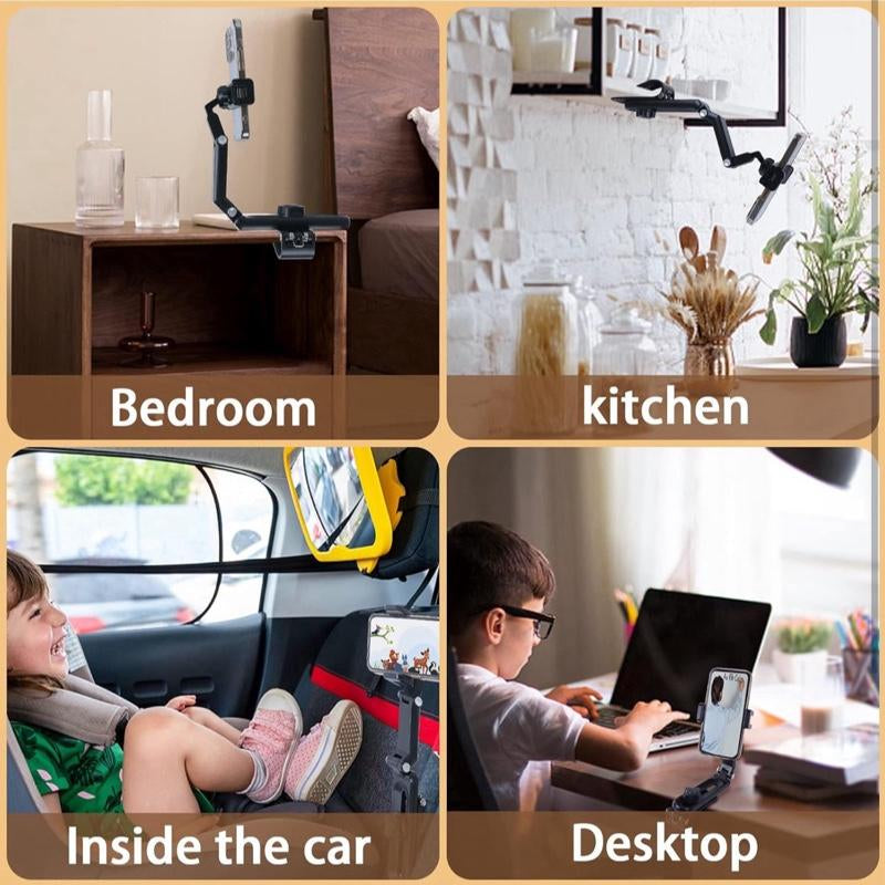 2025 Good Quality New 1080° Multi-Function Sun Visor Universal 360 Degree Rotating Phone Holder Suitable for Any Car