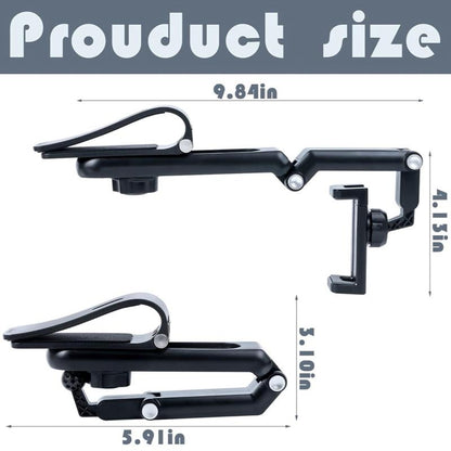 2025 Good Quality New 1080° Multi-Function Sun Visor Universal 360 Degree Rotating Phone Holder Suitable for Any Car